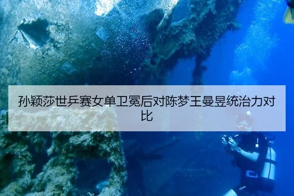 孙颖莎世乒赛女单卫冕后对陈梦王曼昱统治力对比